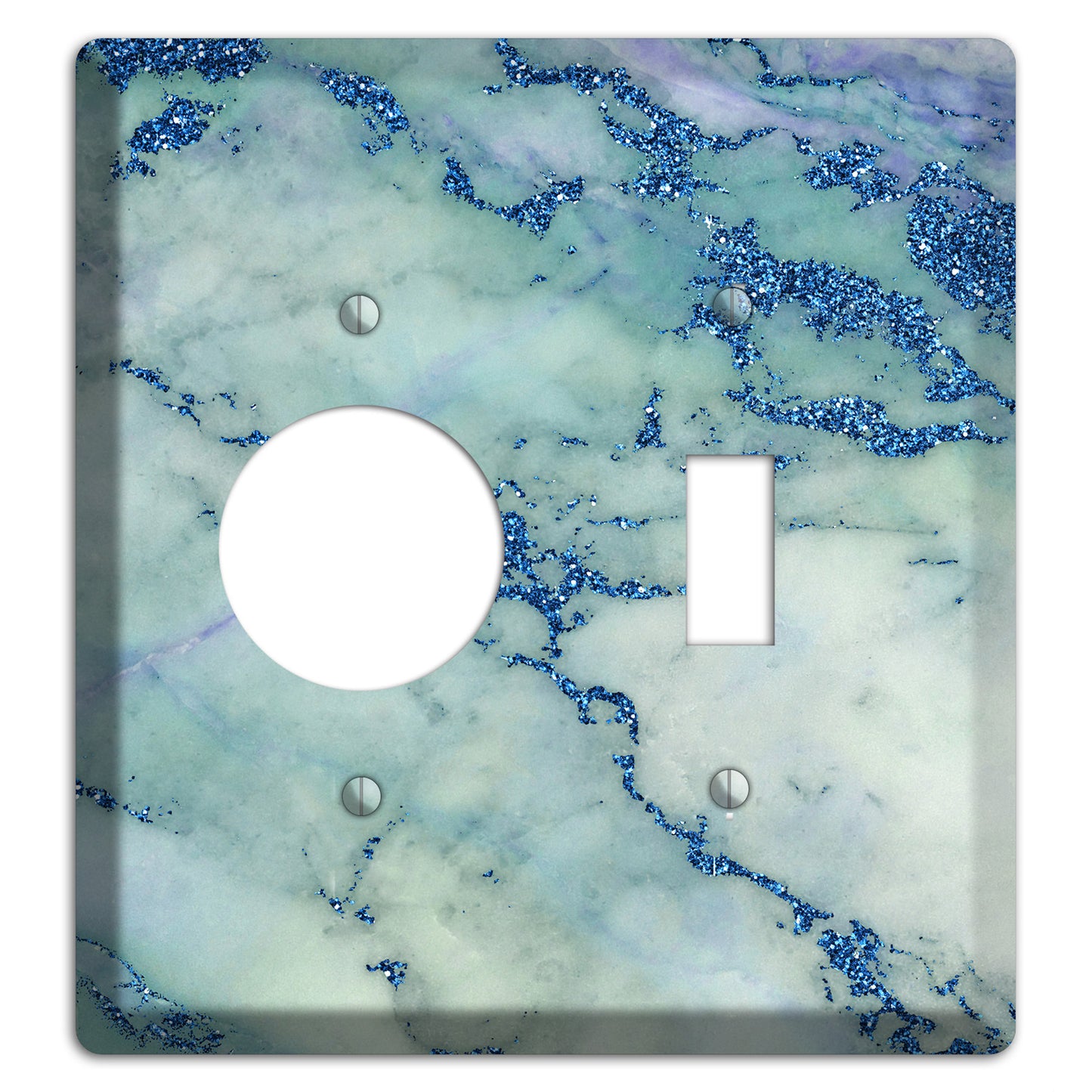 Opal marble Receptacle / Toggle Wallplate