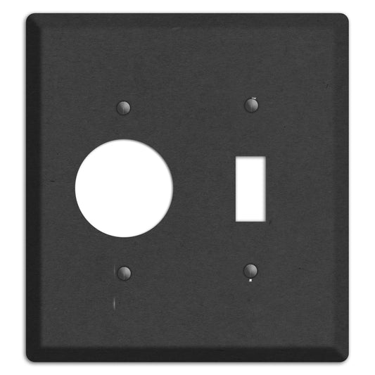 Charcoal Kraft Receptacle / Toggle Wallplate