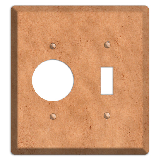 Aged Paper 7 Receptacle / Toggle Wallplate