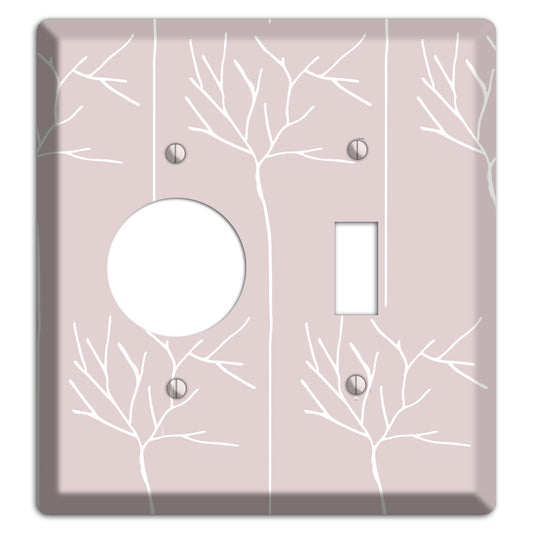 Abstract 25 Receptacle / Toggle Wallplate