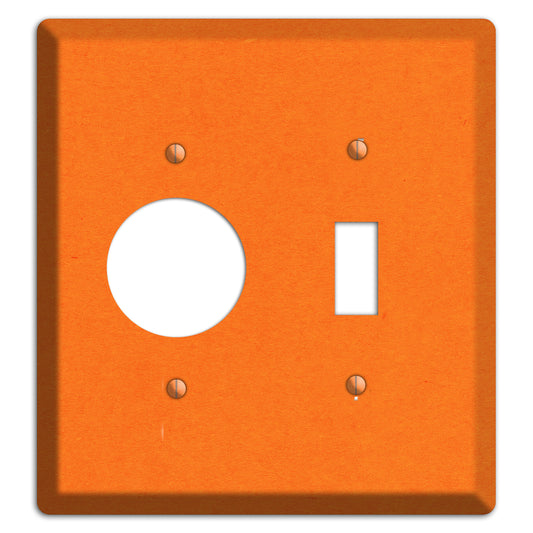 Pumpkin Kraft Receptacle / Toggle Wallplate