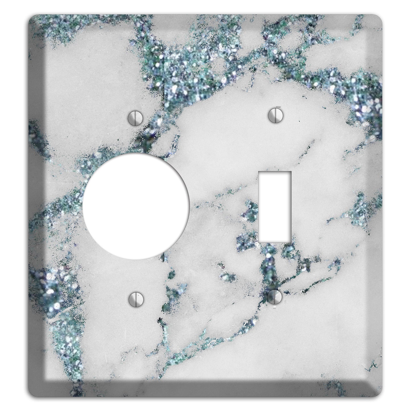 Gumbo Marble Receptacle / Toggle Wallplate