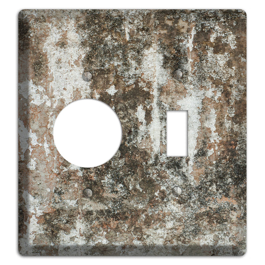 Old Concrete 10 Receptacle / Toggle Wallplate