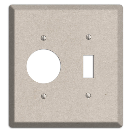 Bison Hide Kraft Receptacle / Toggle Wallplate