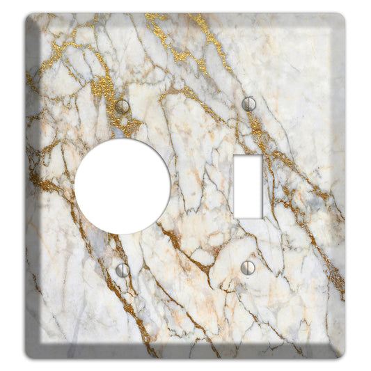 Marigold Marble Receptacle / Toggle Wallplate