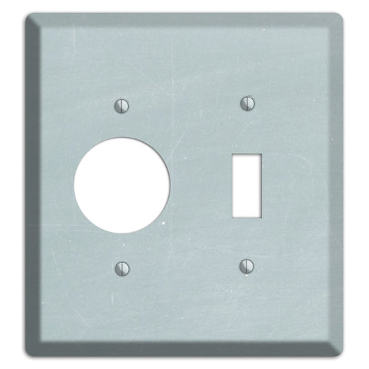 Chalk Light Blue Receptacle / Toggle Wallplate