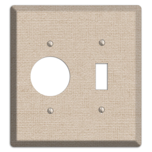 Vanilla Neutral Texture Receptacle / Toggle Wallplate