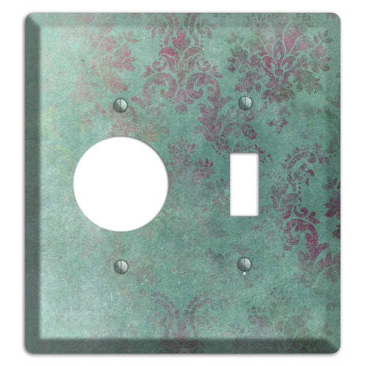 Corduroy Whimsical Damask Receptacle / Toggle Wallplate