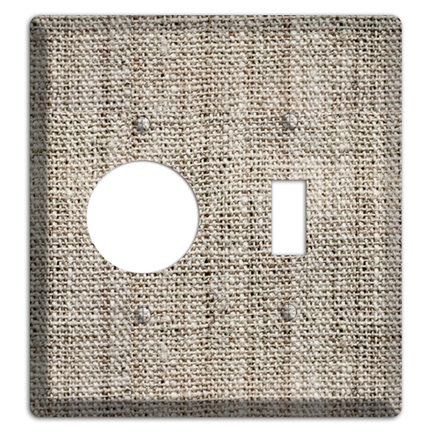 Niagara Burlap Receptacle / Toggle Wallplate