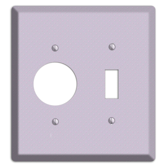 Lavende with Tiny Dots Receptacle / Toggle Wallplate