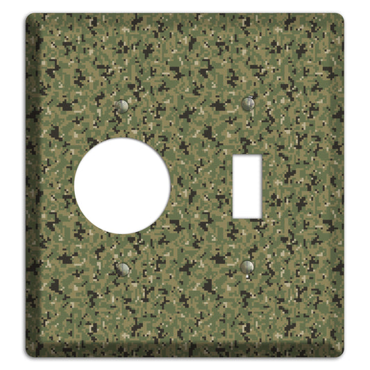 Tropinc Camo Receptacle / Toggle Wallplate