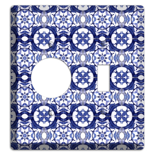 Tavira Tiles 10 Receptacle / Toggle Wallplate