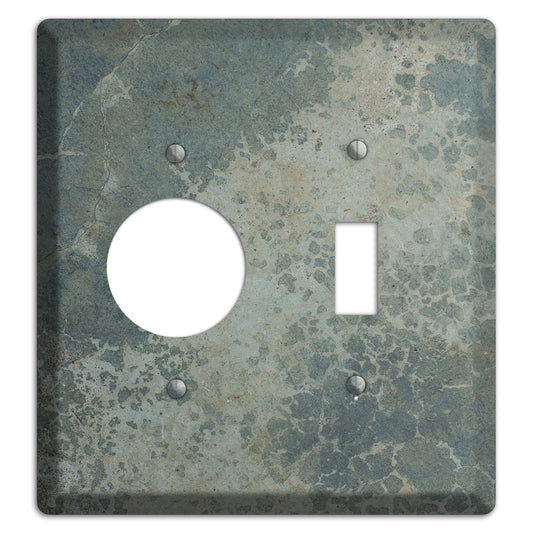 Old Concrete 9 Receptacle / Toggle Wallplate