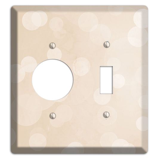 Parchment Neutral Texture Receptacle / Toggle Wallplate