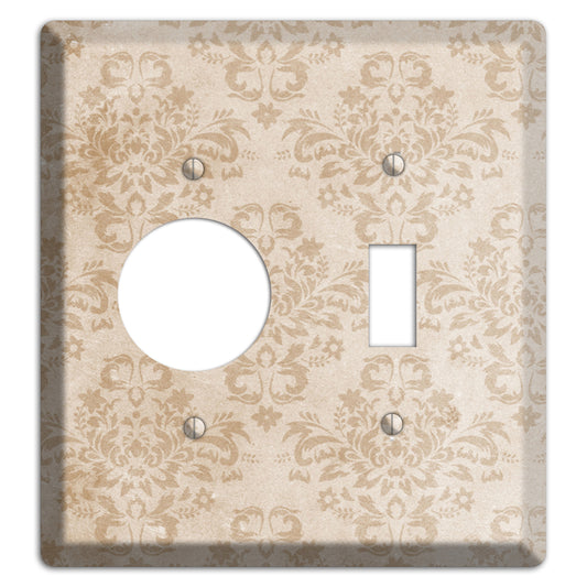 Bizarre Neutral Texture Receptacle / Toggle Wallplate