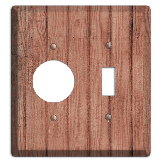 Coral Tree Weathered Wood Receptacle / Toggle Wallplate