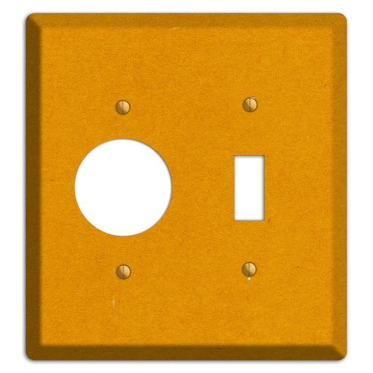 Tangerine Kraft Receptacle / Toggle Wallplate