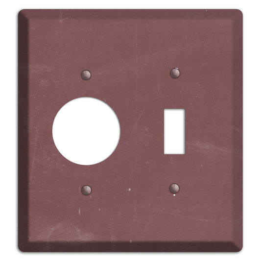 Chalk Dark Maroon Receptacle / Toggle Wallplate