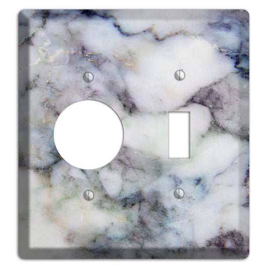 Bermuda Gray Marble Receptacle / Toggle Wallplate