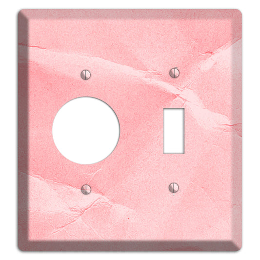 Pink Soft Coral Receptacle / Toggle Wallplate