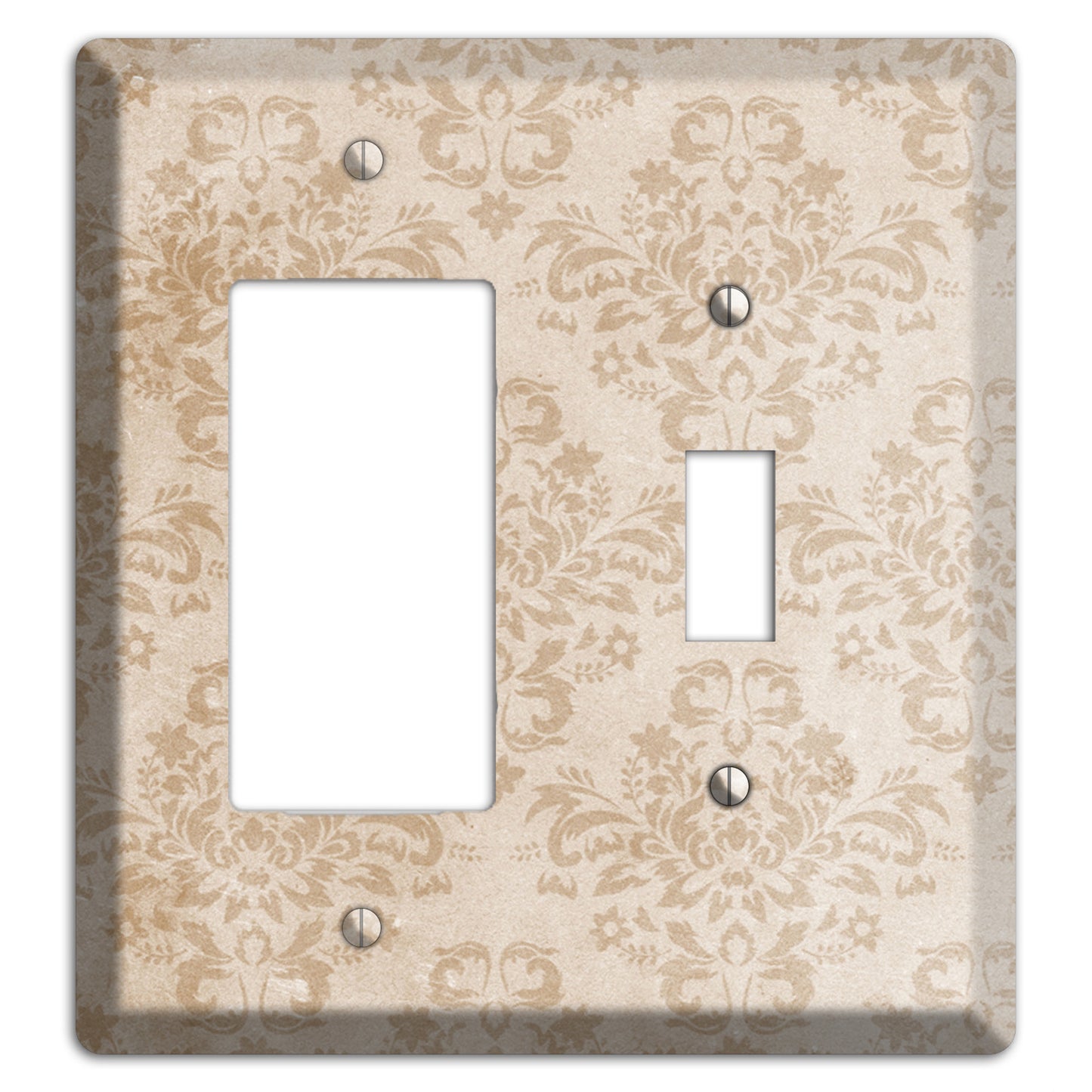 Bizarre Neutral Texture Rocker / Toggle Wallplate