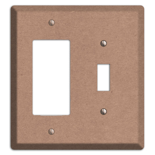 Pale Taupe Kraft Rocker / Toggle Wallplate