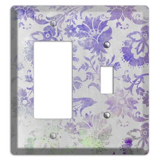 Chatelle Whimsical Damask Rocker / Toggle Wallplate