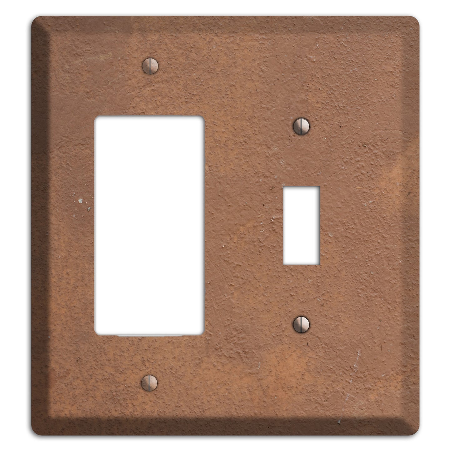 Brown Concrete Rocker / Toggle Wallplate