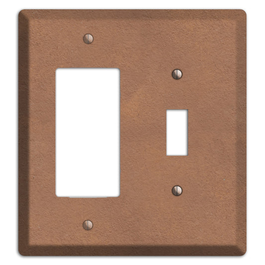 Stucoo Brown Rocker / Toggle Wallplate