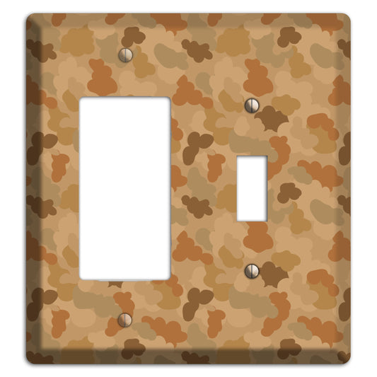 Clouds Camo Rocker / Toggle Wallplate