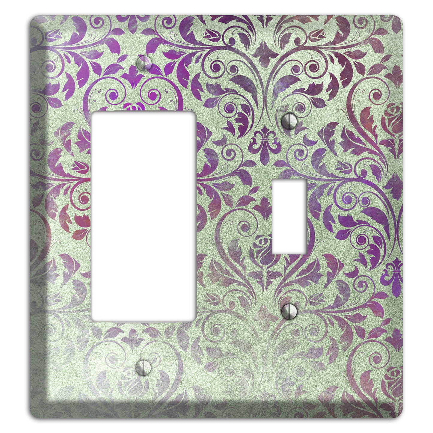 Venus Whimsical Damask Rocker / Toggle Wallplate