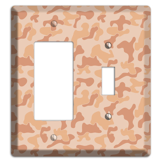 Beach Camo Rocker / Toggle Wallplate