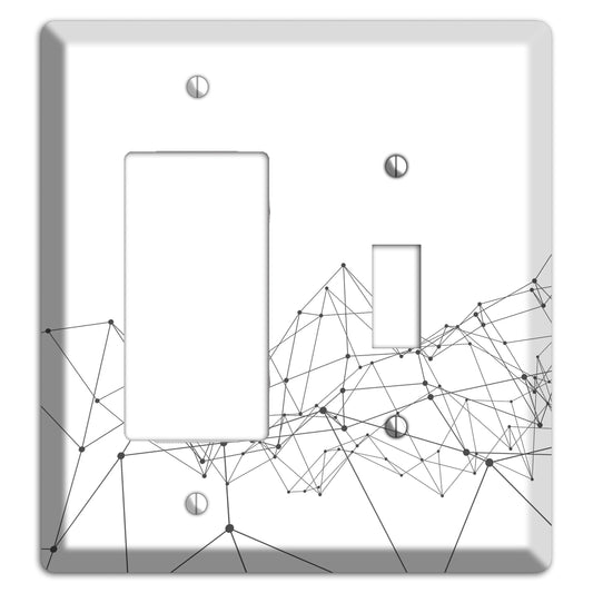 Linear B Rocker / Toggle Wallplate