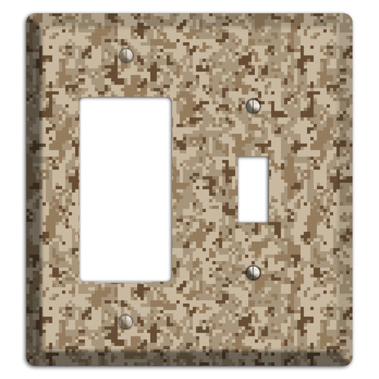 Desert Camo Rocker / Toggle Wallplate