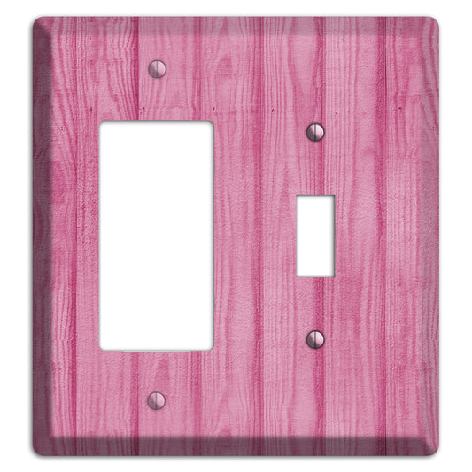 Can Can Pink Texture Rocker / Toggle Wallplate