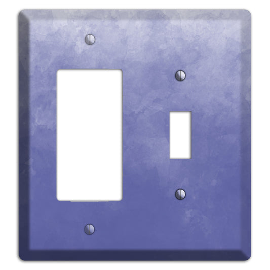 Blue Ombre Rocker / Toggle Wallplate