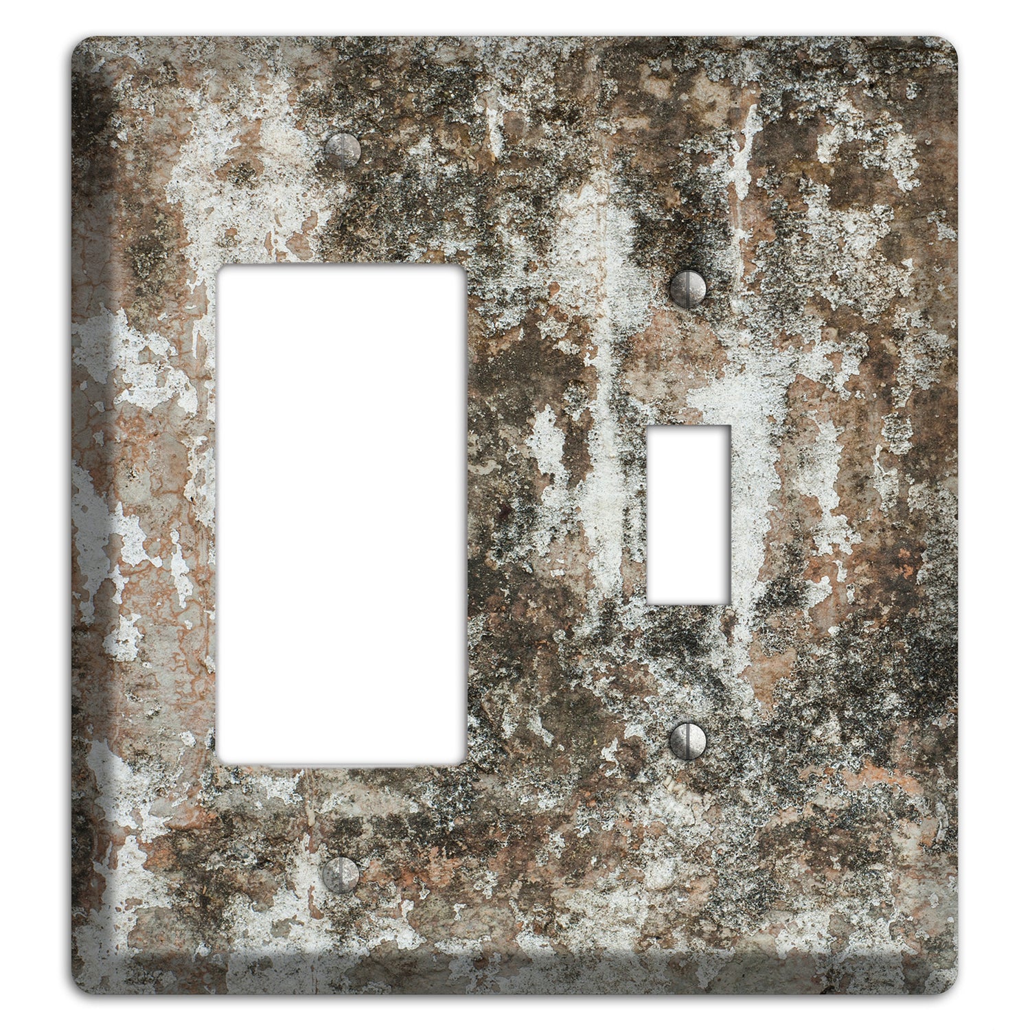 Old Concrete 10 Rocker / Toggle Wallplate