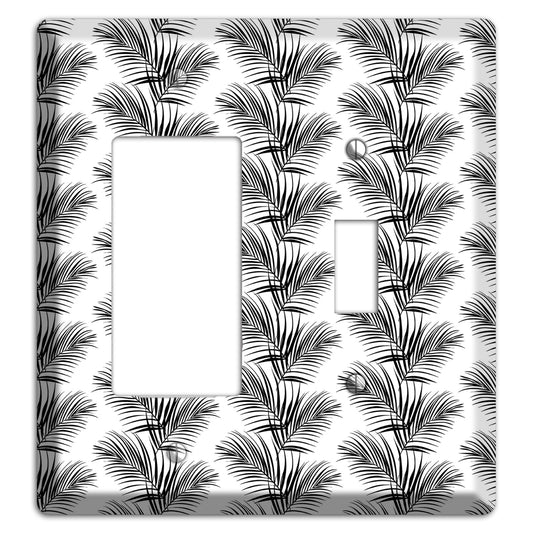 Leaves Style I Rocker / Toggle Wallplate