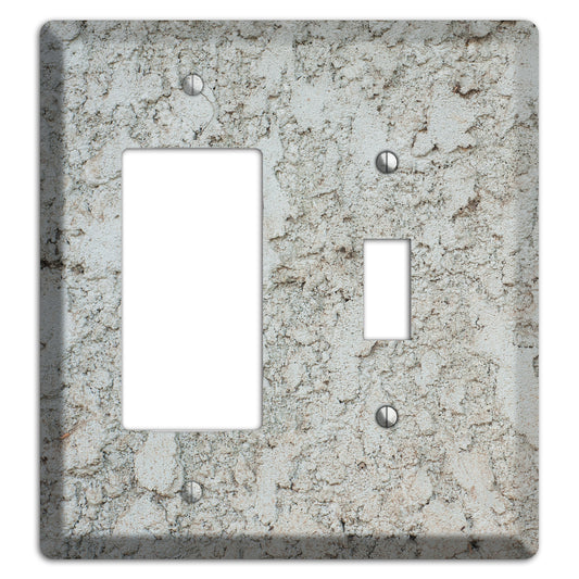 Plaster 6 Rocker / Toggle Wallplate