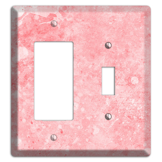 Rose Fog Soft Coral Rocker / Toggle Wallplate