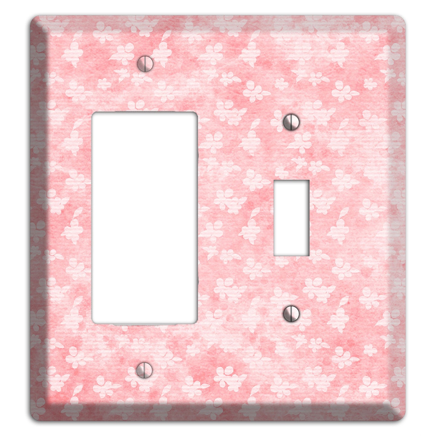 Abbey Soft Coral Rocker / Toggle Wallplate