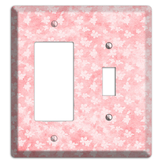 Abbey Soft Coral Rocker / Toggle Wallplate