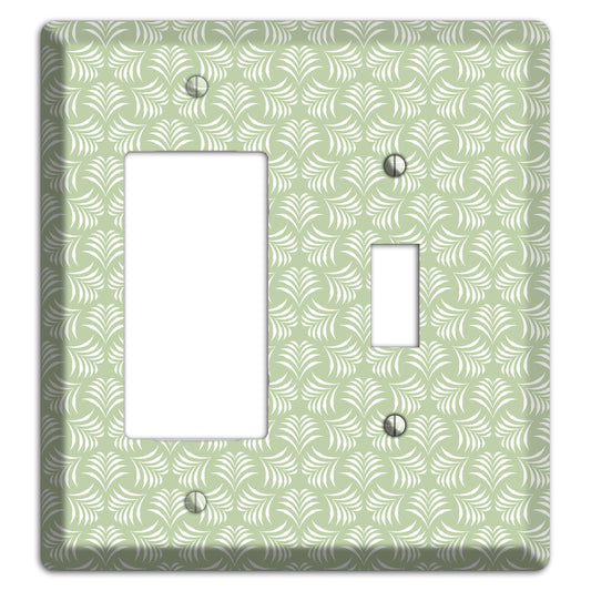 Leaves Style V Rocker / Toggle Wallplate