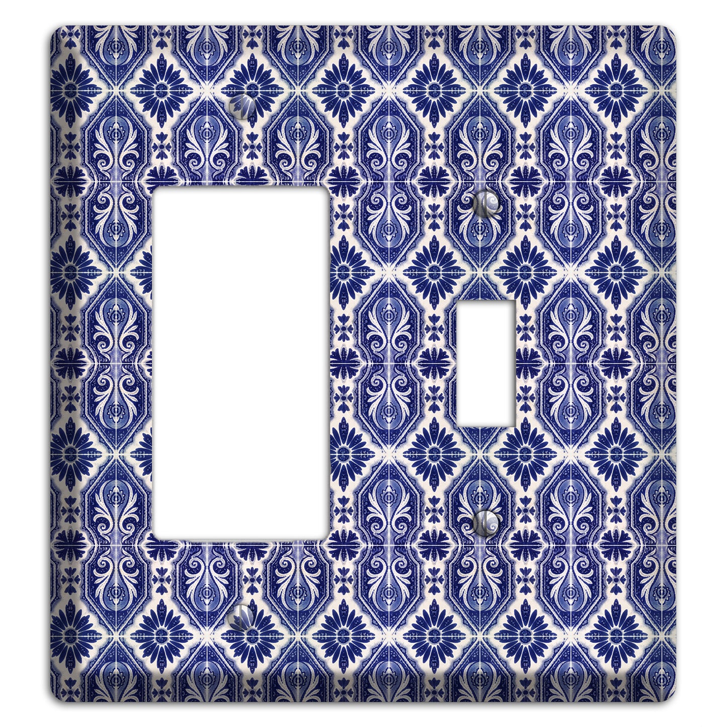 Tavira Tiles 8 Rocker / Toggle Wallplate