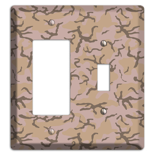 Woodland Camo Rocker / Toggle Wallplate