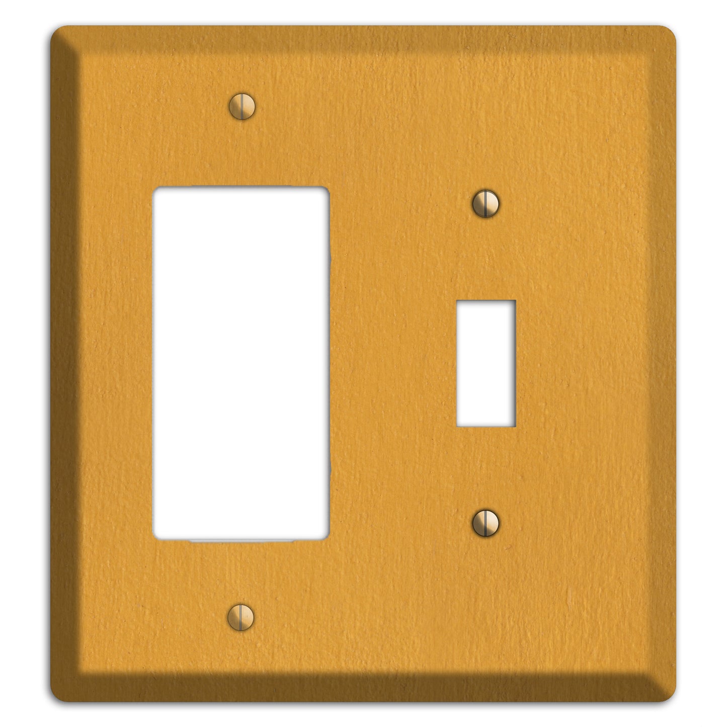 Stucco Yellow Rocker / Toggle Wallplate