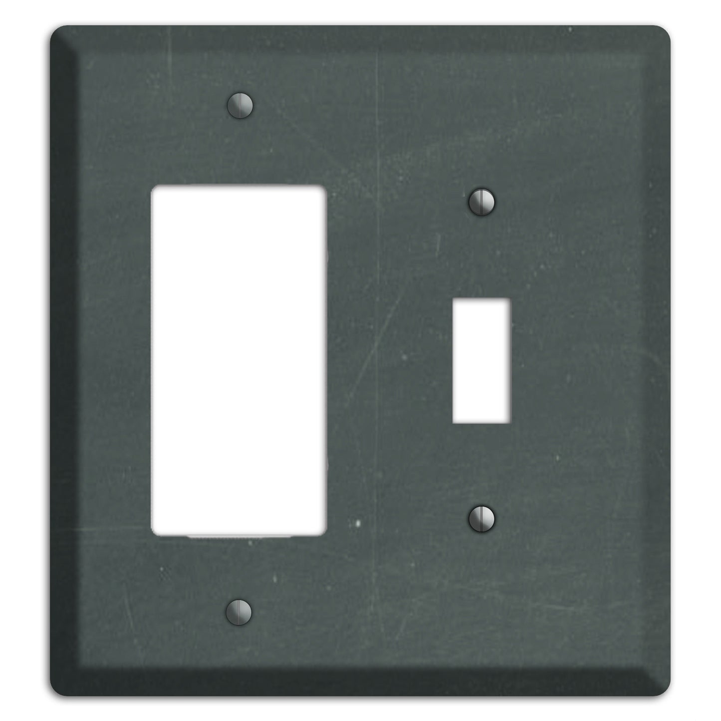 Chalk Dark Grey Rocker / Toggle Wallplate