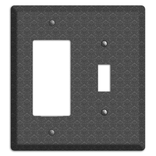 Dark Grey Cartouche Rocker / Toggle Wallplate