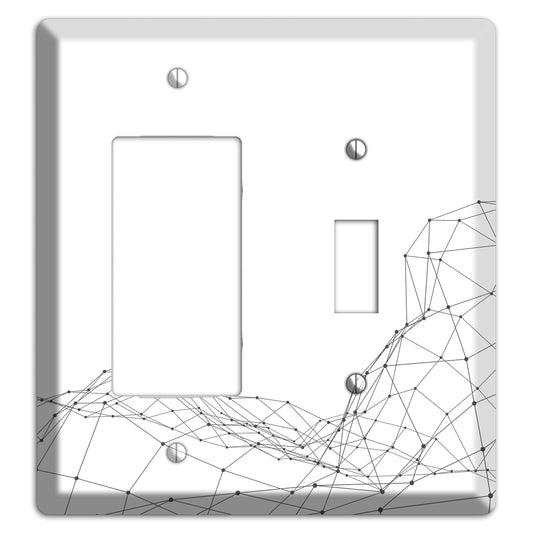 Linear H Rocker / Toggle Wallplate