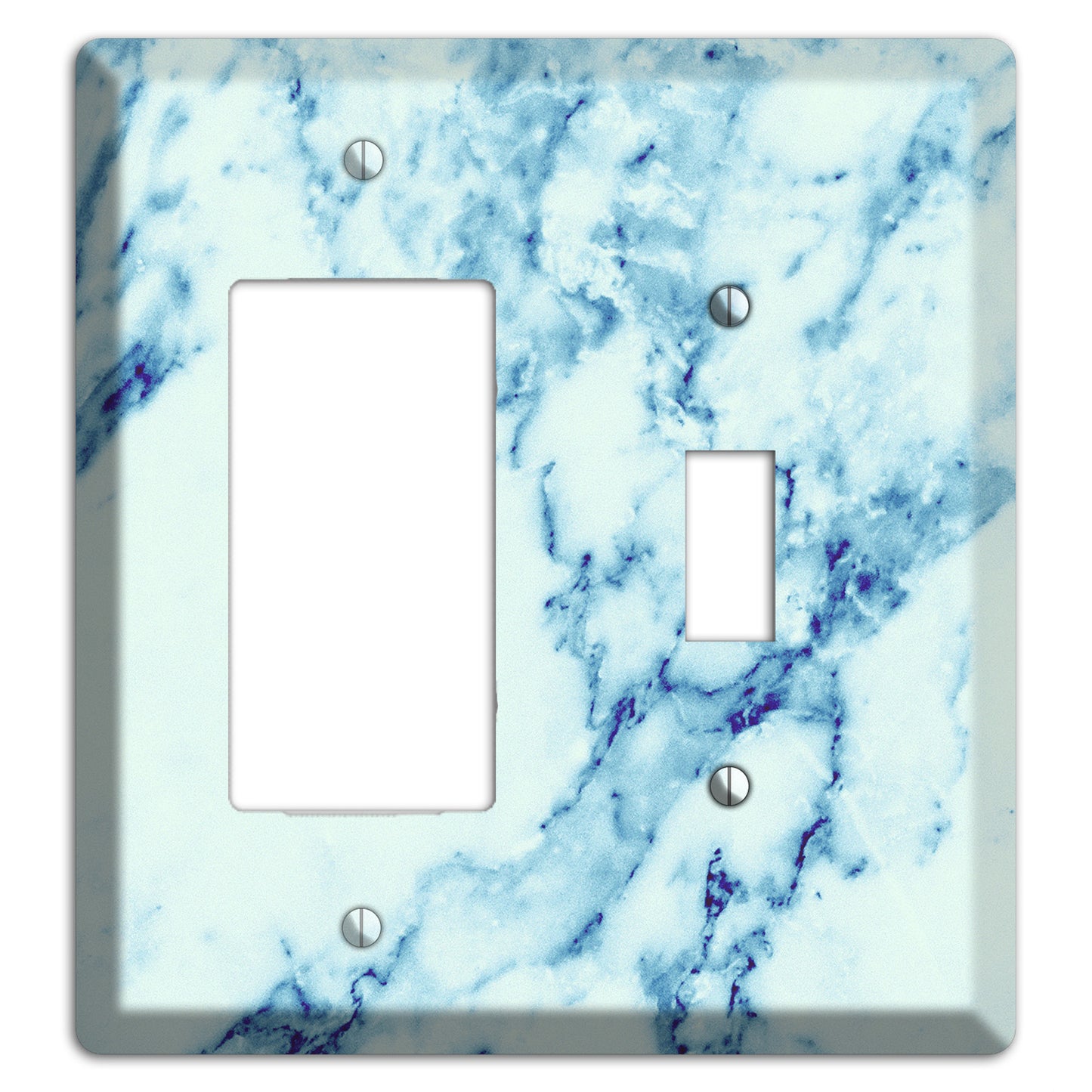 Polar Marble Rocker / Toggle Wallplate